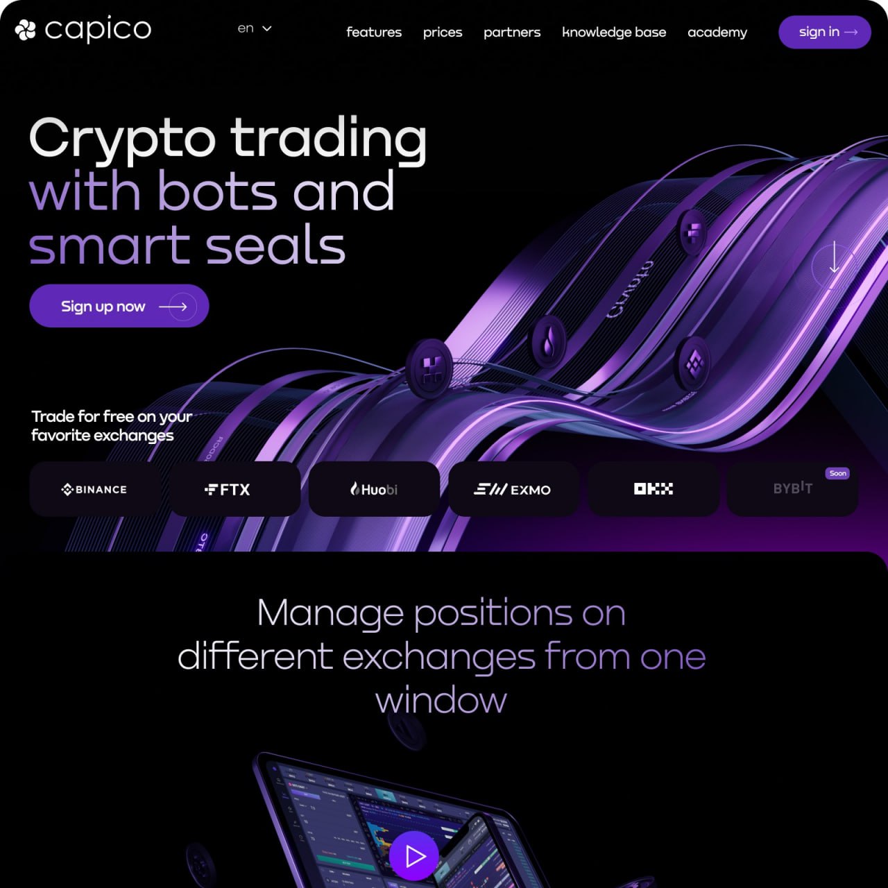 Crypto trading platform